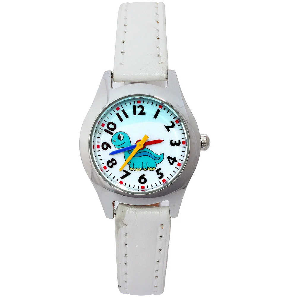 جديد أزياء الأطفال ووتش الصبي الفتيات الجلود حزام ساعة اليد طالب عارضة الكوارتز ووتش للأطفال جميل الكرتون ووتش ساعة