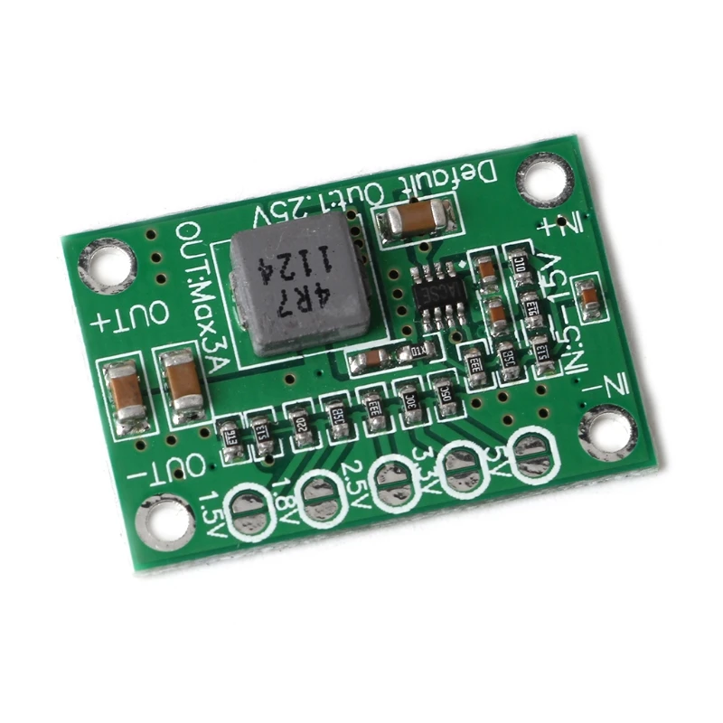 DC Step Down Power Converter Board 5-16V To 1.25V 1.5V 1.8V 2.5V 3.3V 5V 3A