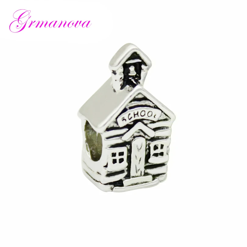 Religious Charm Beads DIY Jewelry Church Charm Beads Amulet Fit Pandora Bracelet Necklace