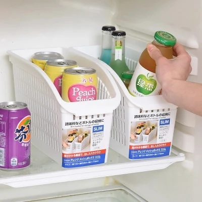 Japan imported kitchen storage box, Refrigerator storage box, Plastic household condiment storage box, free shipping