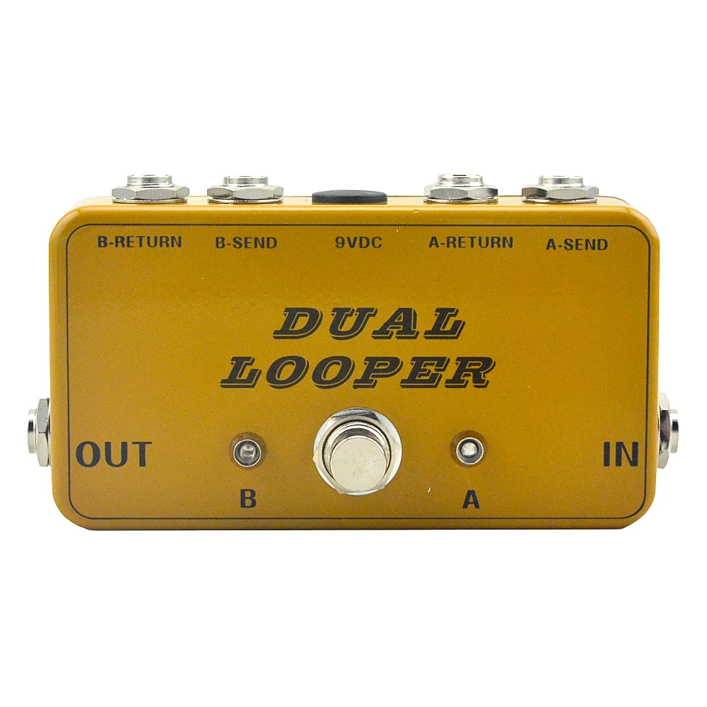 Guitar True-Bypass AB Looper Pedal switcher box 2 channel pedal  acoustic guitar accessories	free shipping