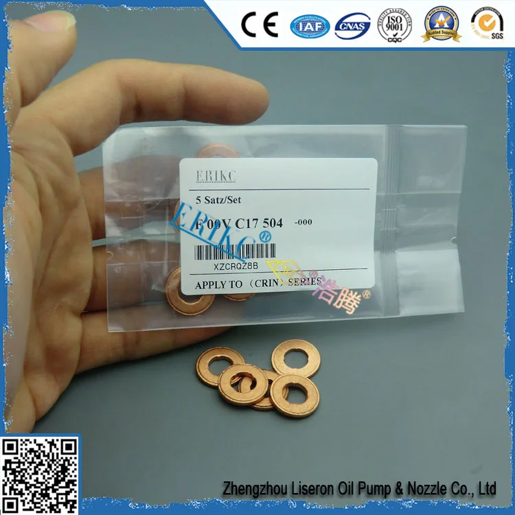 

ERIKC 9001-850A fuel engine injection spare parts copper ring thickness=2mm, injector nozzle heat shield 9001 850A / 9001850A