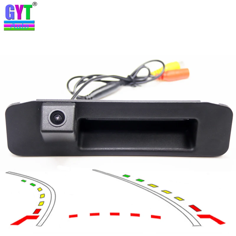 

CCD HD Car Trunk handle Trajectory Tracks Rear View Camera For Benz A Class W176 A180 A200 A260 GLK 300 X204 ML GLA GLC GLE