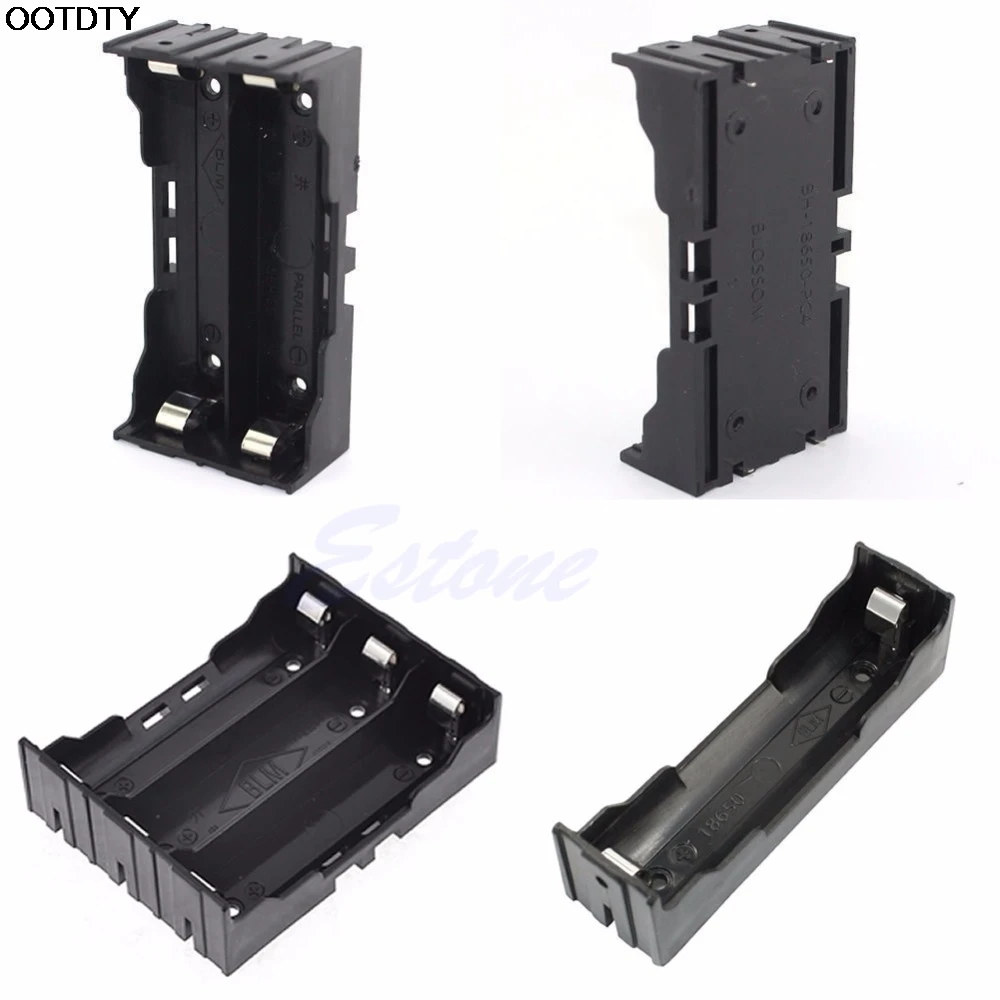 Plastic Battery Holder Case Storage Box For 18650 Rechargeable Battery 3.7V DIY #L060# new hot
