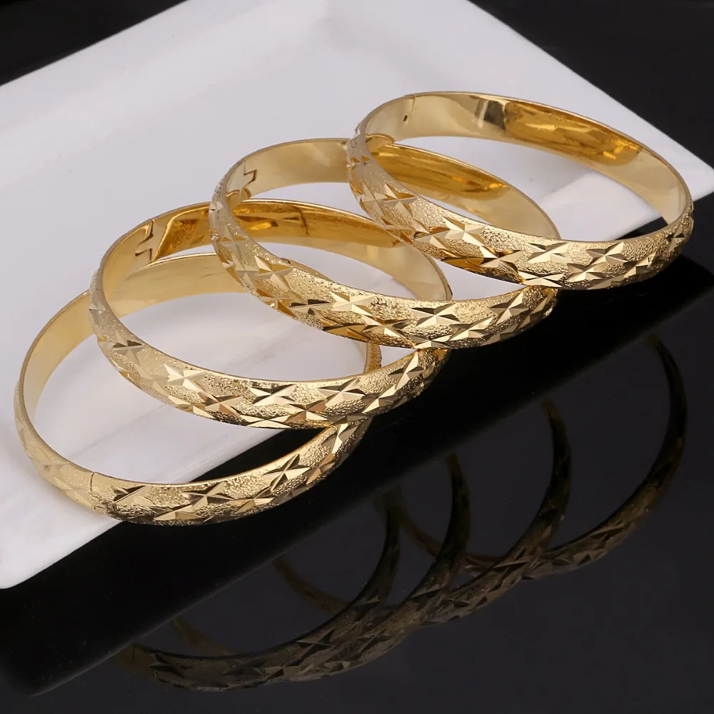 Gold Bangle Dubai Bride Wedding Ethiopian Bracelet