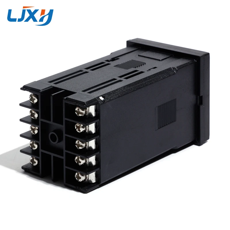 LJXH Relay/SSR Output REX-C100 PID Thermostat Temperature Controller 100-240VAC with 1m M6 Thread Type K Thermocouple