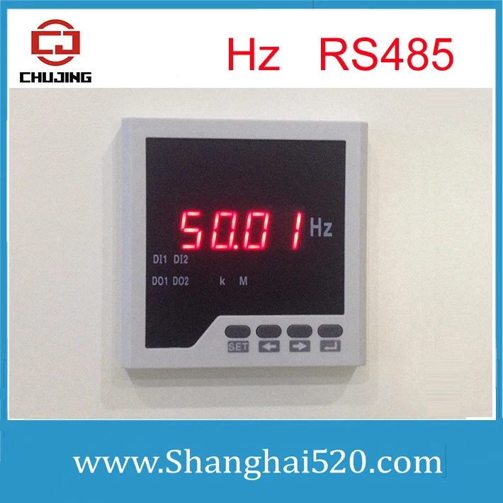 Free shipping !!!single phase digital frequency meter with RS485 Hz meter with RS485 communication function MODBUS-RTU in stocks