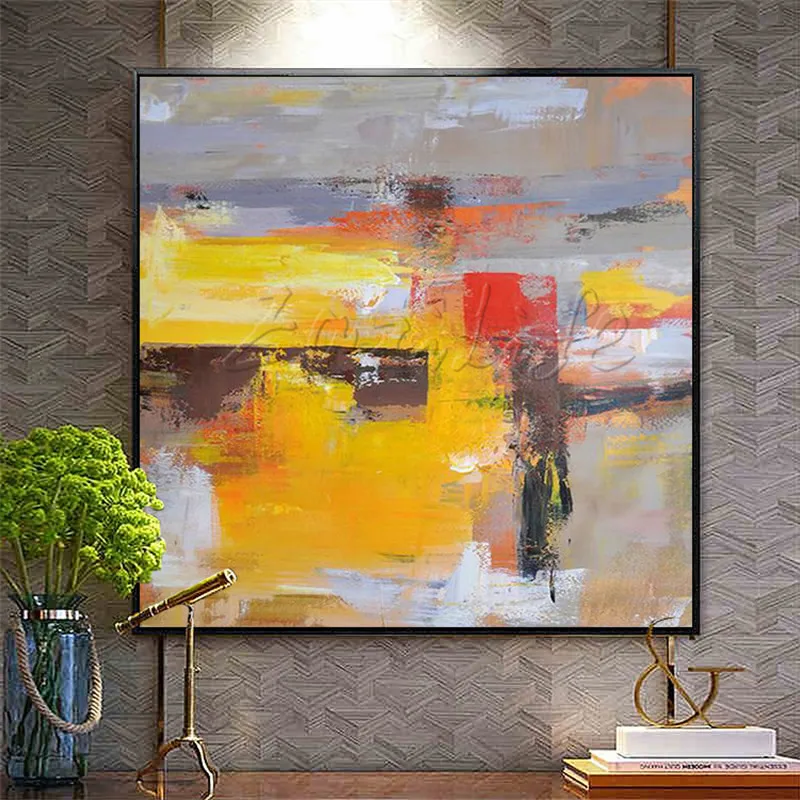 

Hand painted canvas oil paintings Cheap large modern abstract cuadros Home decor Canvas quadro wall Art pictures 000031