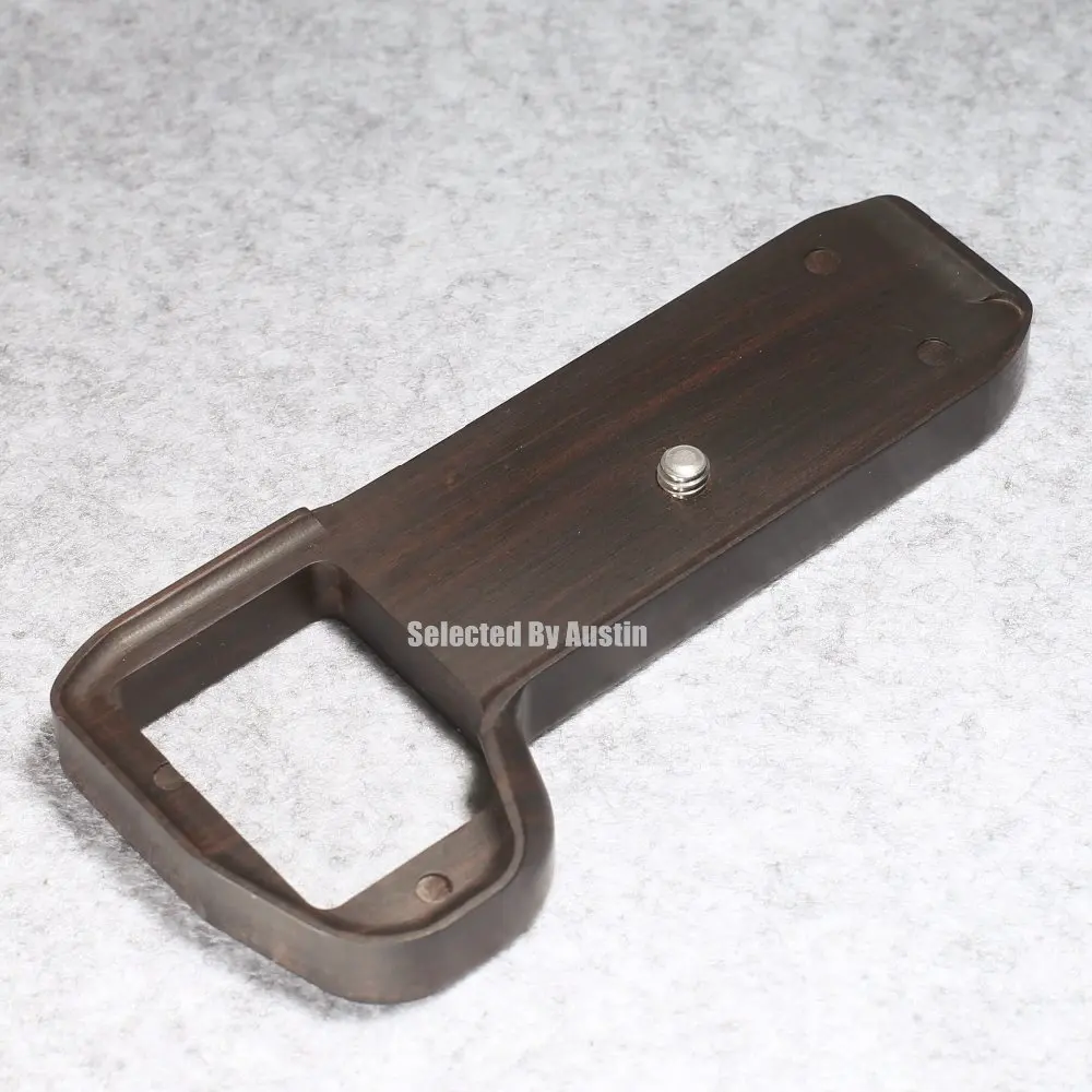 แอฟริกันสีดำไม้ Hand Grip แผ่นสำหรับ Sony A9 A7m3 A7RIII ILCE-7RM3 A7R MKIII