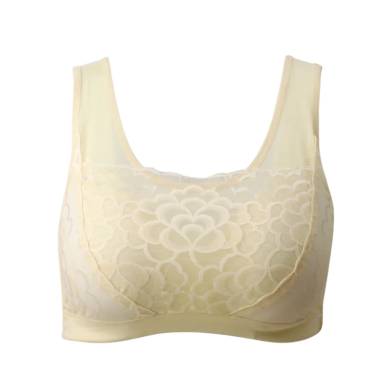 

Special Bra After Breast Cancer Surgery False Breast No Steel Ring Comfortable Bras Mastectomy Artificial Prosthesis Bra H4633