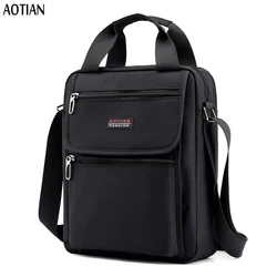 AOTIAN-Bolso de hombro de nailon para hombre, bolsa de mano masculina, impermeable, con mensaje, cruzado, 2024