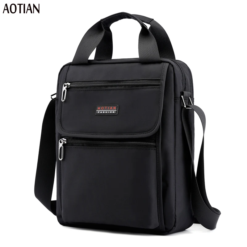 AOTIAN Brand Men's Leisure nylon Totes Shoulder Bag Waterproof Male Handbag Men Message Bag 2024 New man's Crossbody Bags