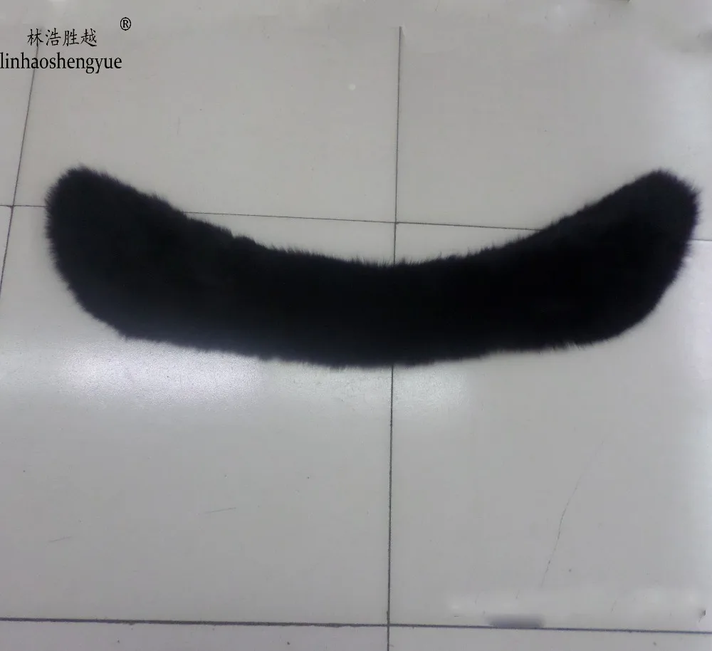 

Linhaoshengyue-Long Fox Fur Collar, 80 cm