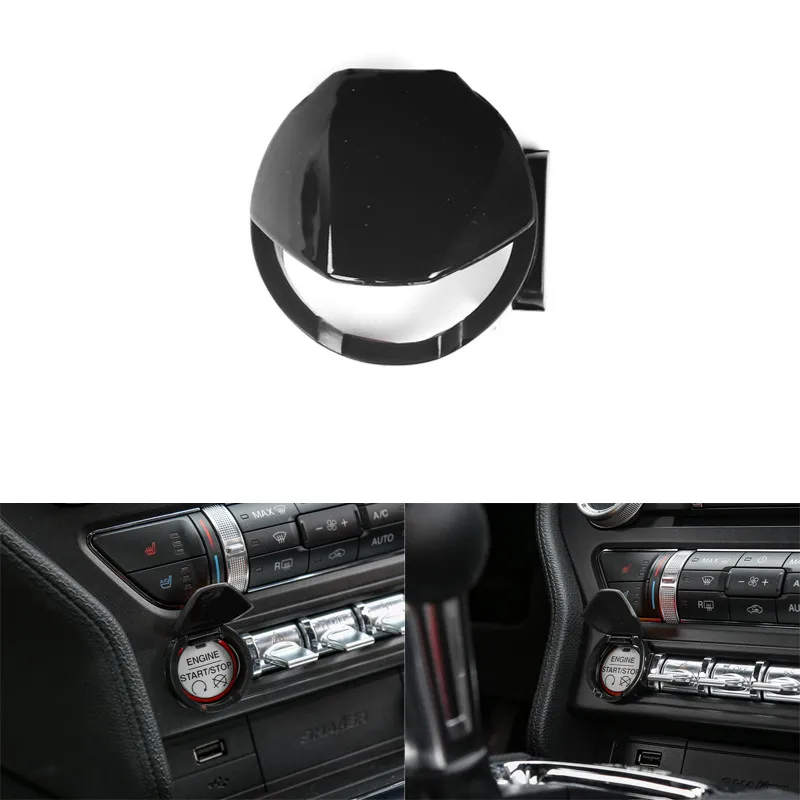 For Ford Mustang 2015 2016 Car Engine Start Stop Decoration Cover Cap Interior Car Accessories 8 Colors Available