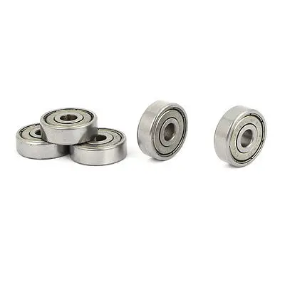 

6mm x 22mm x 7mm Steel Sealed Single Row Deep Groove Ball Wheel Bearings 5PCS 636-ZZ