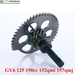 ATV GY6 125cc 150cc Engine Idle Gear Shaft Gear Starter Sprocket for Chinese Scooter Moped Go Kart Quad ATV 152QMI 157QMJ