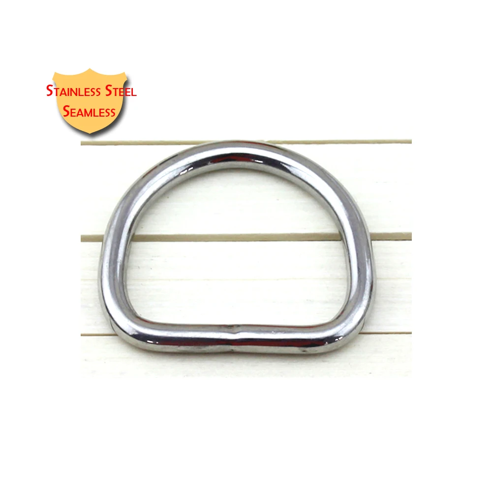 10pcs pack Stainless Steel  D RING buckle for cosmetic purse doggie bag handbag horse rug  harness