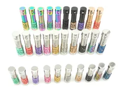 Fashion Couples Perfume Bottle Pendant Free Custom Logo in 316L Stainless Steel Crystal Vial Necklace for Essential Oil