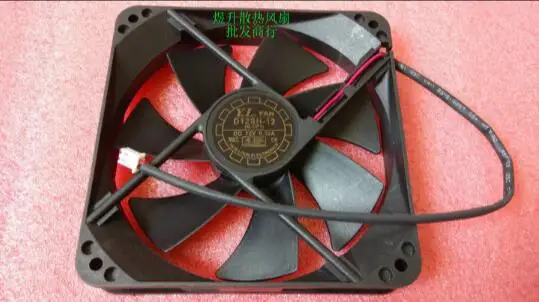 YaLnFAN 120*120*25 D12SH-12 DC12V 0.30A  2 wire silent chassis power supply fan