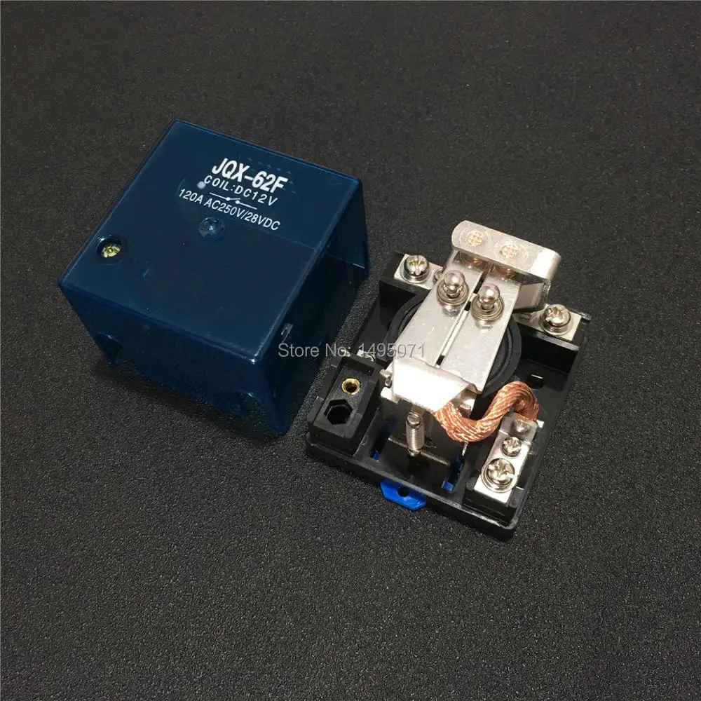 1pcs High Power Relay JQX-62F-1Z HHC71F 120A 250VAC/28VDC 12VDC 24VDC 110VAC 220VAC Electromagnetic Relays JQX-62F 1Z 1NO 1NC