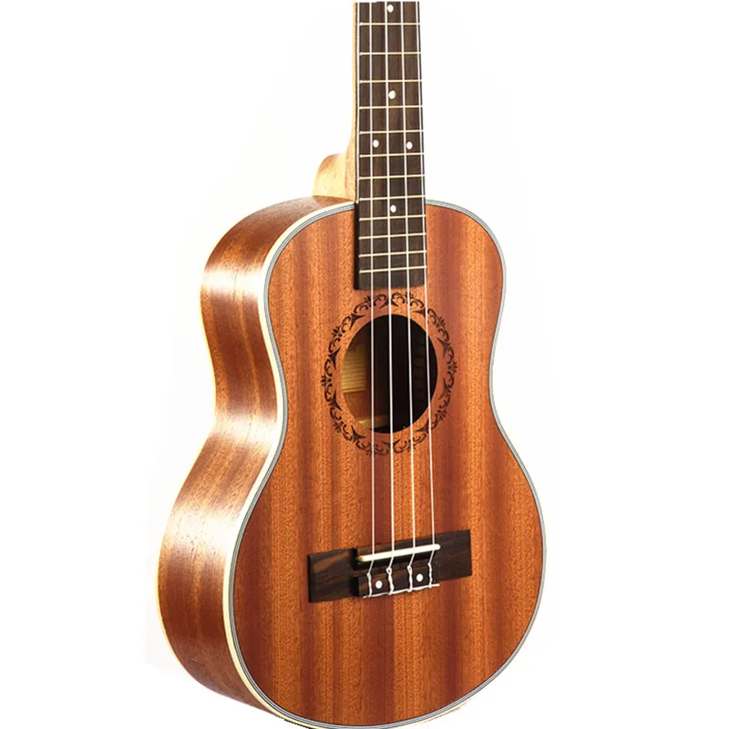 

23" Ukulele Mini Hawaiian Guitar Rosewood Fretboard 4 strings Mahogany Electric Ukulele with Pickup EQ Uke