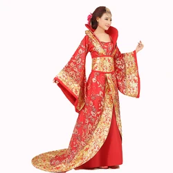 Chinese Han Dynasty Court Dress Dramaturgic Dress Women Ancient Infanta Costume Peri Theatrical Draggle-tail Dress High Quality