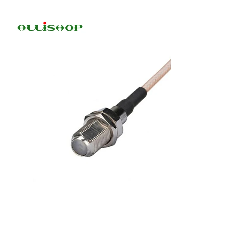 2 pieces 0-6Ghz Extension SMA connector to F female socket jack adapter RG316 cable 30CM for wifi antenna  ALLiSHOP