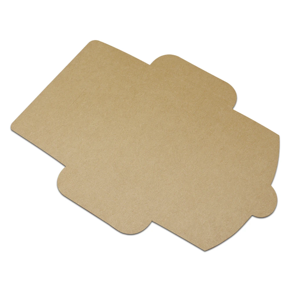 Various Brown Vintage Kraft Paper Postcard Storage Box Foldable Envelope Photo Greeting Card Package Cardboard Boxes 30pcs/lot