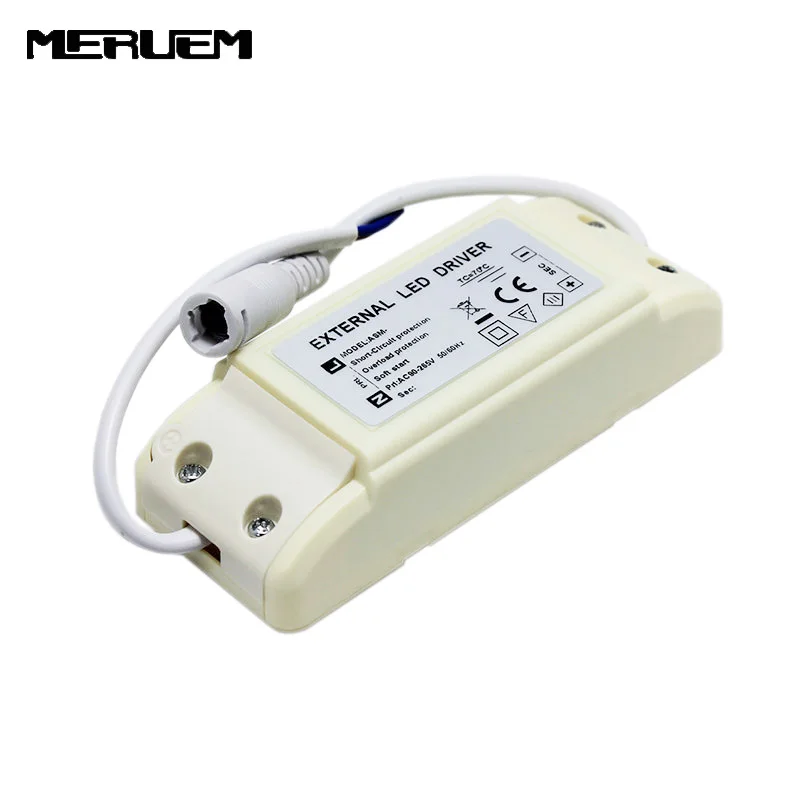 Free shipping 3pcs/lot 15-30W Led External Driver Output:DC30-42V 500mA/600mA/700mA/750mA  Lighting Transformer AC85-265