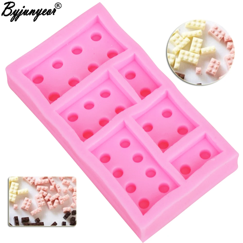 M999 Silicone Blocks Style Square Epoxy UV Resin Ice Mold Chocolate Mold Cake Jello Mold Building Blocks Ice Tray DIY Gift