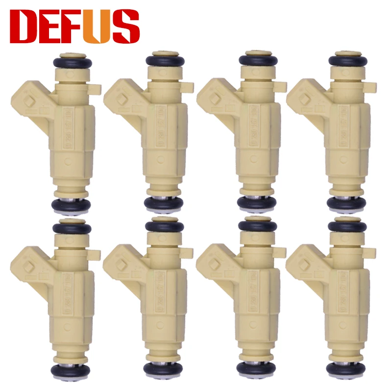 DEFUS 8X Bico Fuel Injector OEM 0280157104 Injetor For Chevrolet Agile Celta Cobalt Prisma Montana 1.4L Mercado Auto New Arrival