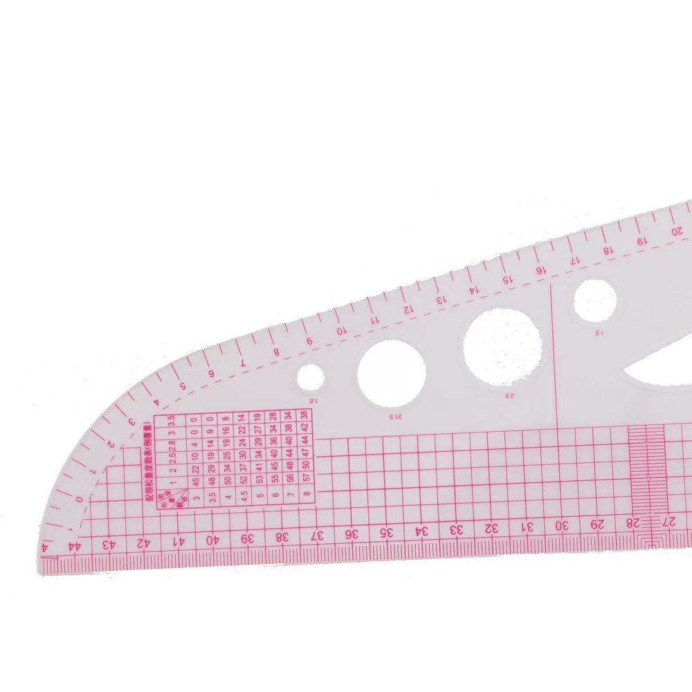 Patchwork Herrscher Quilten Herrscher mit Protactor, Kurvenlineal; #3245