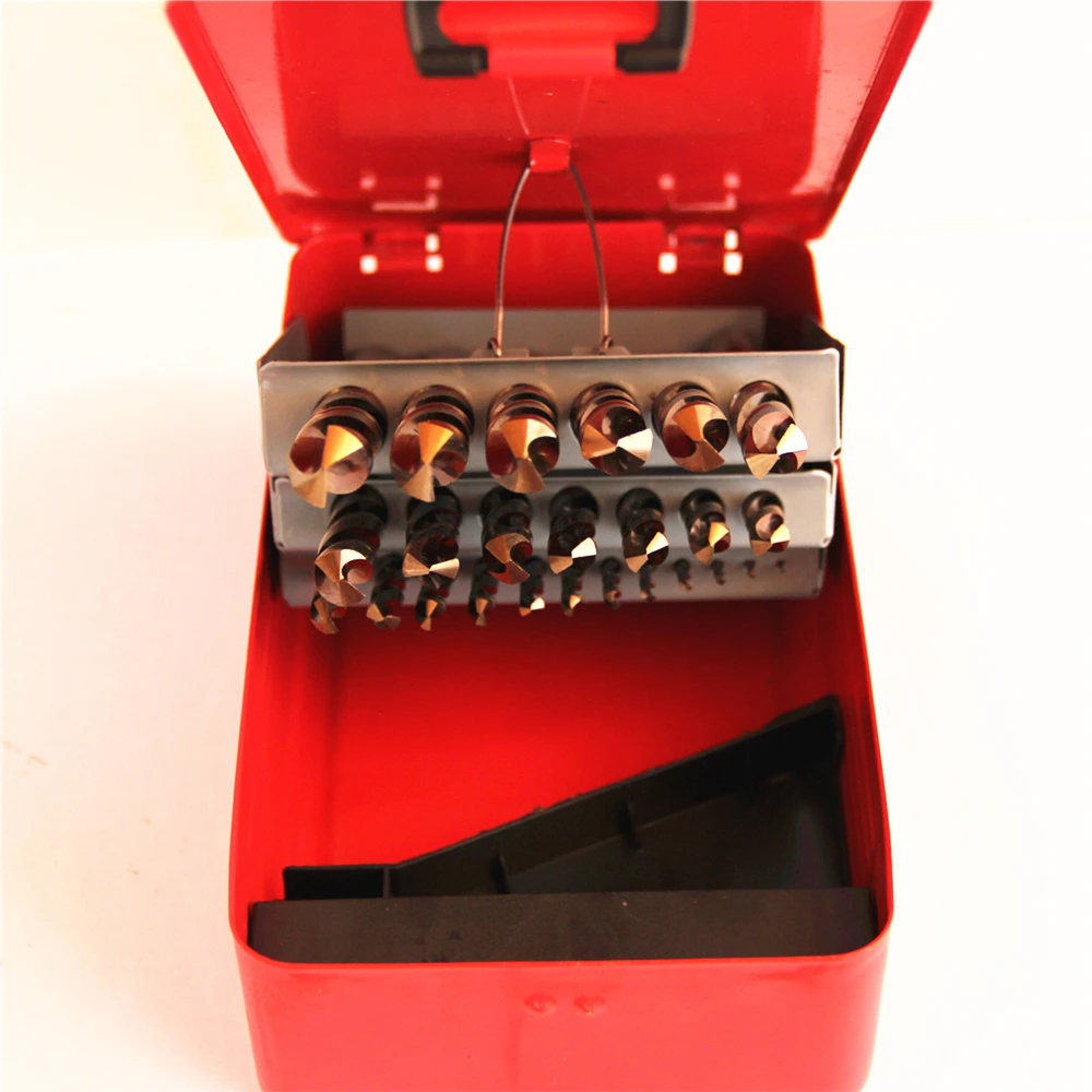 25Pcs/set M35 Twist Drill Bit Set Power Tools Hand Tool Accessory HSS-co Stainless Steel drilling