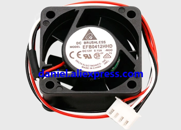 Interruptor DELTA EFB0412HHD 12V 0.15A 40204CM Huawei H3C, ventilador silencioso