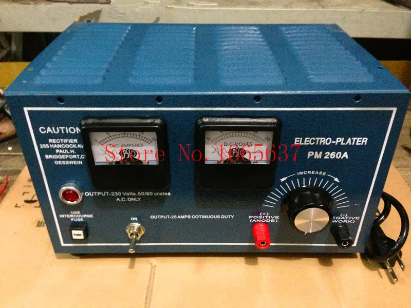 

30A Platinum Silver Gold Plating Machine Jewelry Plater Electroplating Rectifier