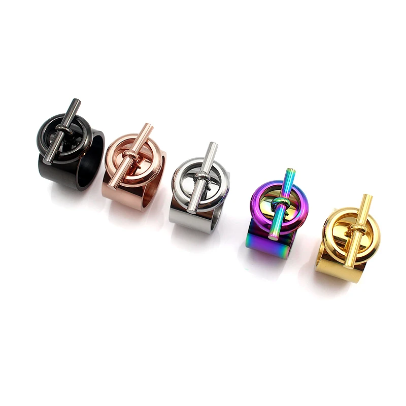 316L Stainless Steel Rings For Women Men Laser/Engrave Logo/Name Pulseira Feminina Jewelry Hot Sales