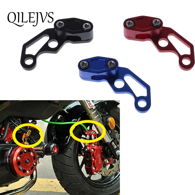 CNC Motorcycle Brake Line Clamps For YAMAHA MT07 R6 R3 MT 03/07/09 TMAX 500/530 R1 FZ6 MT09 XJ6 FZ1 XJ6 M109r Fazer Accessories