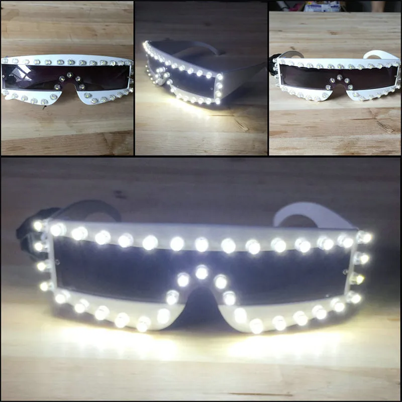 

Led Luminous Light Up Growing Glasses Nightclub DJ Bar Party Led Glasses Eyewear For Stage Show Party Supplies