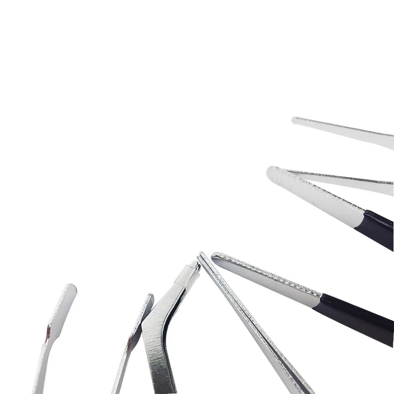 7 In 1 Precisie Esd Pincet Set Rvs Precisie Rechte Gebogen Pincet Voor Mobiele Telefoon Reparatie Tools Kit