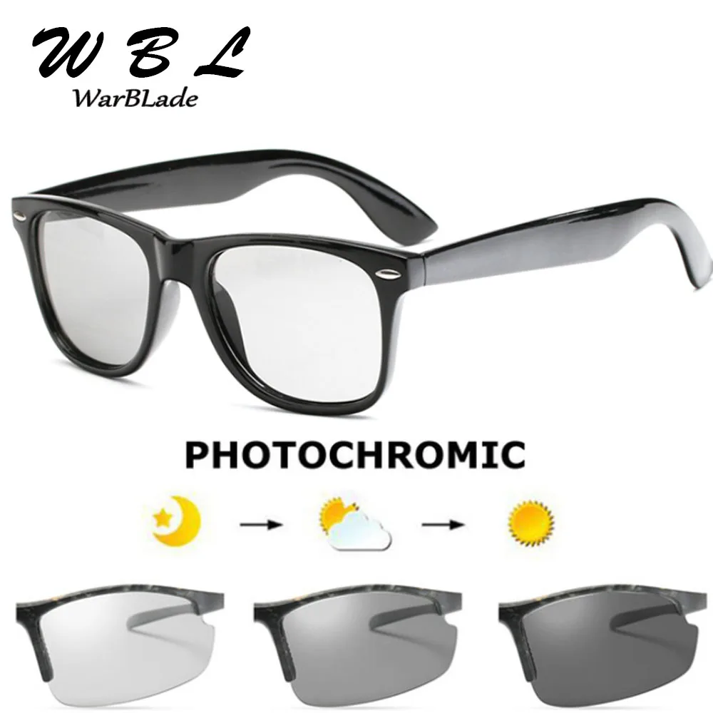 

WBL New Driving Men's Photochromic Polarized Sunglasses Vintage Eyewear for Men Women Coating Points UV400 Male Sun Glasses