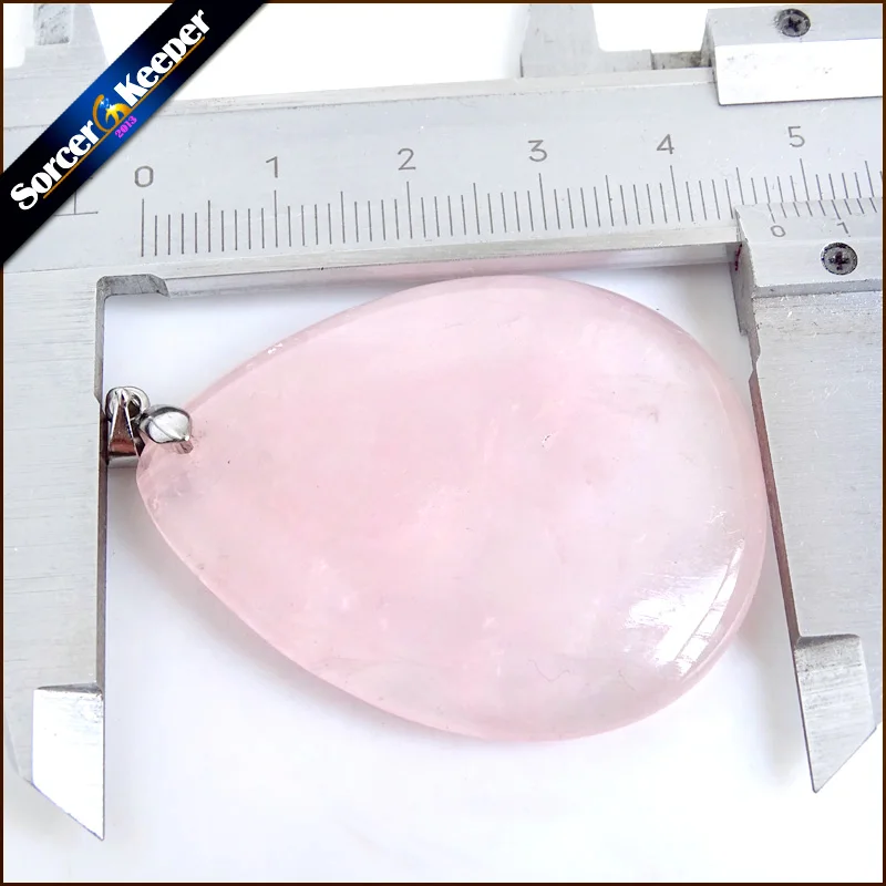 Fashion Natural Stone Rose Quartz Crystal Beads Charm Pendants Handmade Necklace Pendants Diy Jewelry Making 01007