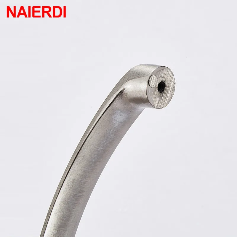 NAIERDI Cabinet Handles Knobs Aluminum Alloy Door Kitchen Knobs Brushed Cabinet Pulls Drawer Modern Furniture Handle Hardware