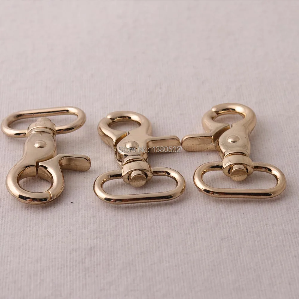 10pcs gold color Snap Hooks buckles Spring  Hooks Survival Key Chain 57*28mm