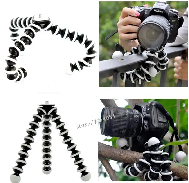 Max Weight Load 3KG Digital Camera Max Tripod Stand Flexible Grip Octopus Bubble Pod Monopod Flexible Leg Camera Holder