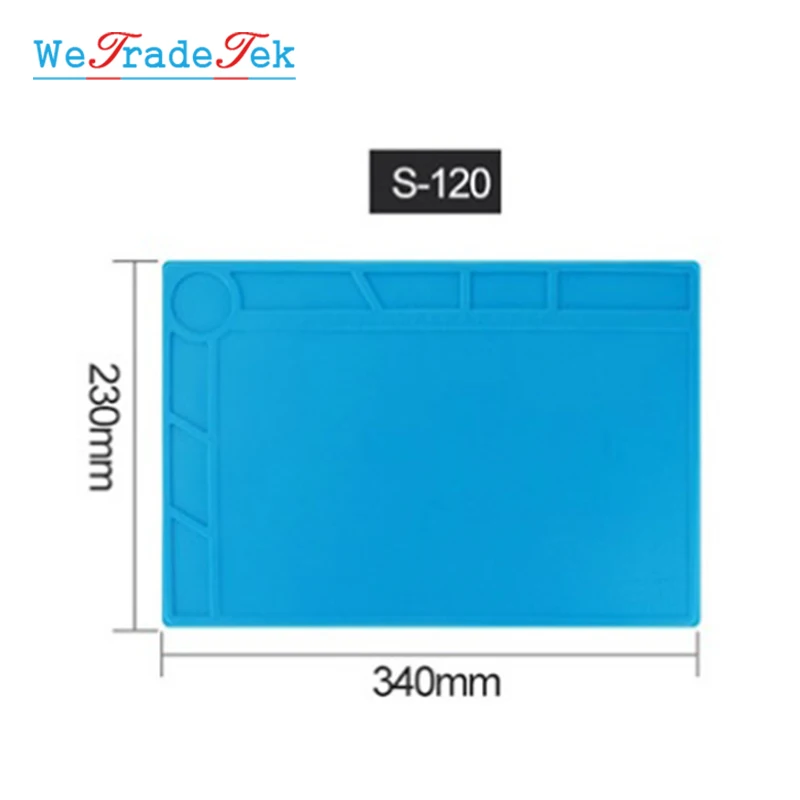 Heat Insulation Silicone Mat Pad BGA Soldering Station Silicon Soldering Mat Phone ESD Repair Working Platform