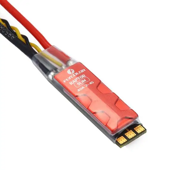 Flycolor Raptor SLIM 40A 2-4S BLHeli-S ESC 3 in 1 driver IC Support Dshot600 35*10*7mm Mini size for RC models