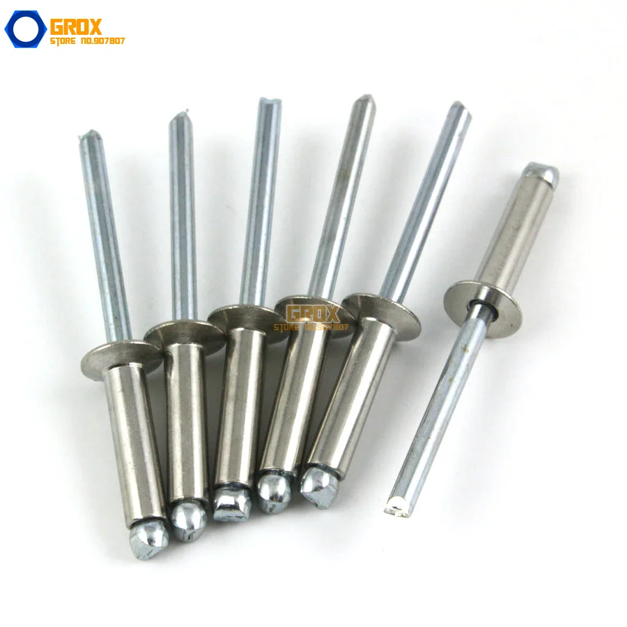20 Pieces M5.0*20 Aluminum Countersunk Blind Rivet Pop Rivet Open End