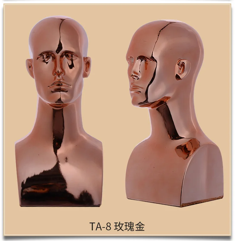 Best Top Quality Different Style Fiberglass Mannequin Head Unique Style Head Model Hot Sale