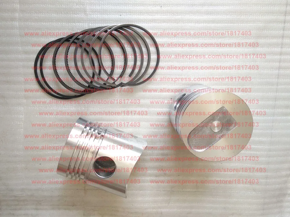 Piston + Piston ring, Mahindra Fengshou tractor's J285T engine parts, FS180, FS184, MFS200, Estate, Lenar tractor