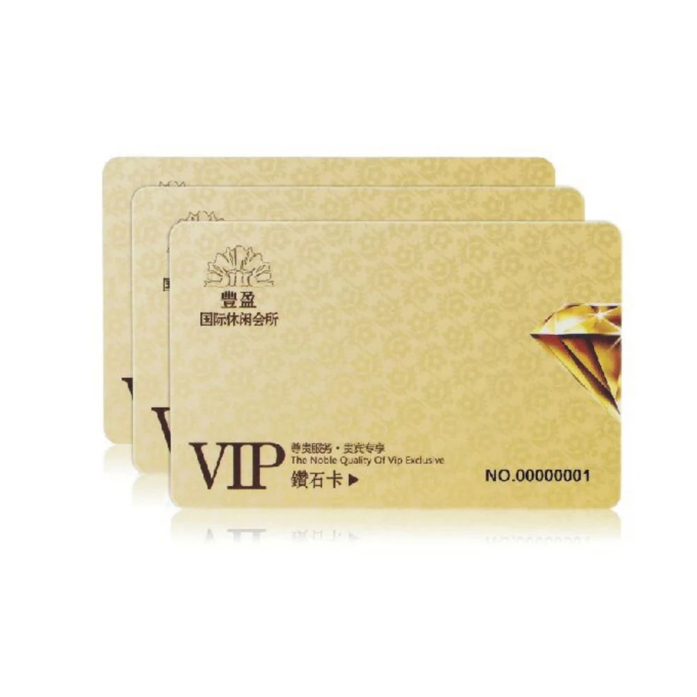 1000 pz Carta di Stampa Personalizzata 13.56 MHz Carta RFID Carta NFC 13.56 MHz ISO14443A s50 Stampato Modello Arbitrario Numero Carta VIP